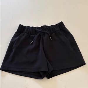 Lululemon Athletica Charcoal Gray Drawstring Shorts
